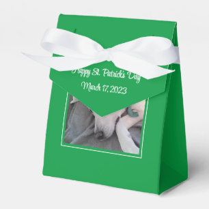 Cute St. Patrick Day Grönt Lazy Hund Presentaskar