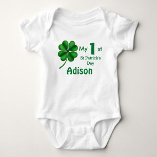Cute St patrick's day eller Girl Shamrock Tee