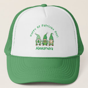 Cute St. Patrick's Day Gnomes,Shamrock Keps