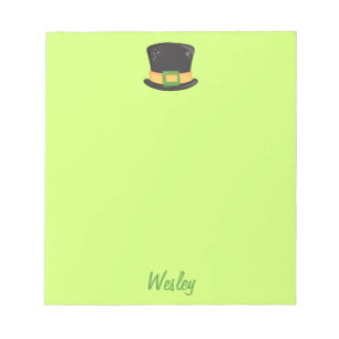 Cute St. Patrick's Day hat Anteckningsblock
