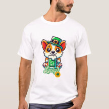 Cute St. Patrick's Day Hund Tee