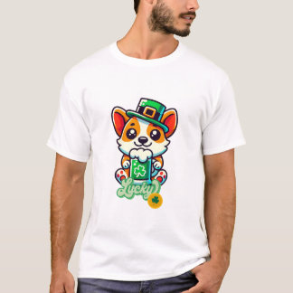 Cute St. Patrick's Day Hund Tee