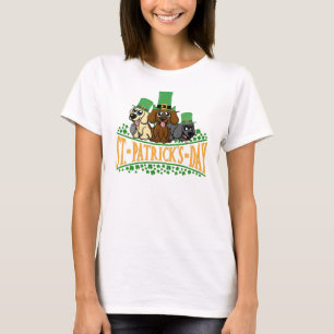 Cute St patrick's day Leprechaun Hat Shamrock T Shirt