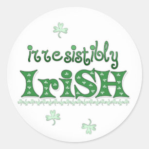 Cute St. Patricks Day Sticker Runt Klistermärke