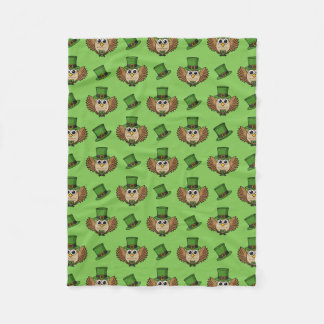 Cute St patrick's day Tecknad Fleecefilt