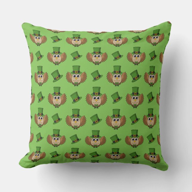 Cute St patrick's day Tecknad Kudde (Framsida)