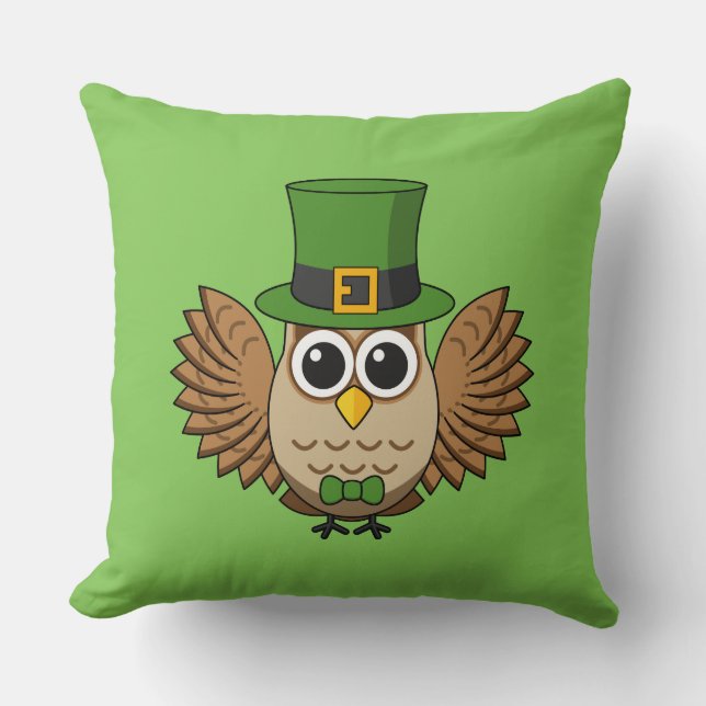 Cute St patrick's day Tecknad Kudde (Framsida)