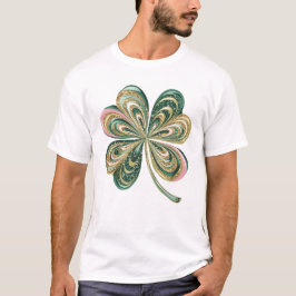 Cute St Patricks Fyrklöver Watercolor Shirt T