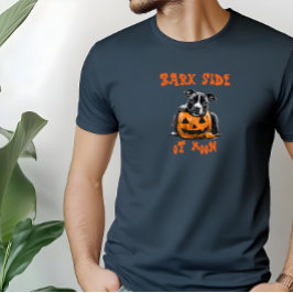 Cute staffe tjur skräcken halloween orange ironisk t shirt