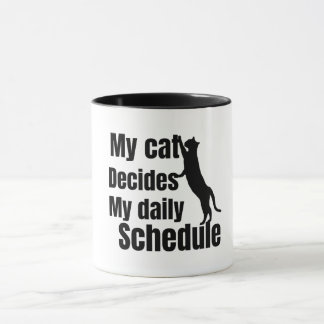 Cute Standing cat design Mugg