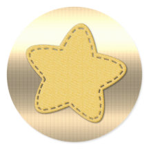Cute Star Classic Round Sticker