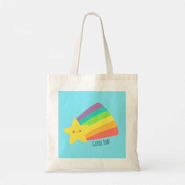 Cute Star Rainbow Tygkasse (Baksida)