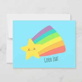 Cute Star Rainbow Vykort