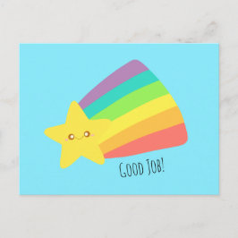 Cute Star Rainbow Vykort