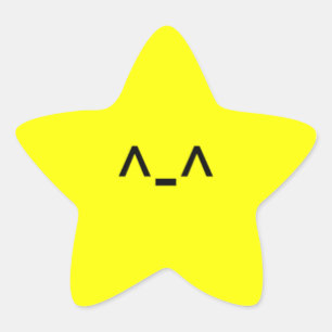 Cute Star Sticker Stjärnformat Klistermärke