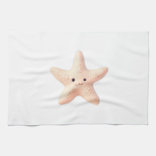 Cute Starfish Kökshandduk (Horisontell)