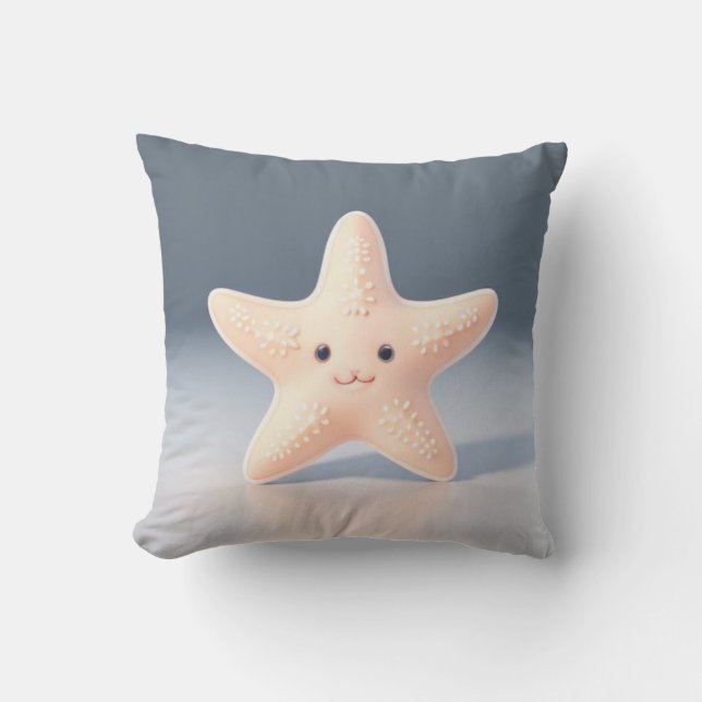 Cute Starfish Kudde (Framsida)
