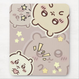 Cute Starry Bunny Pattern Gaming Mousepad  Musmatta