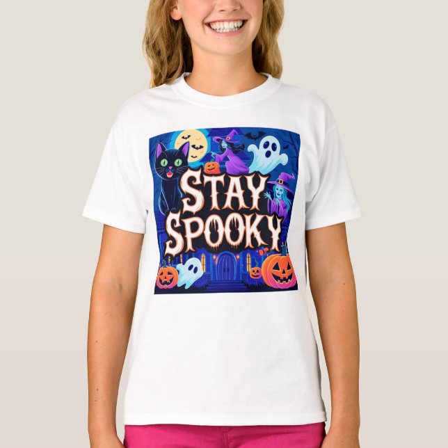 Cute stay spooky halloween t shirt (Framsida)