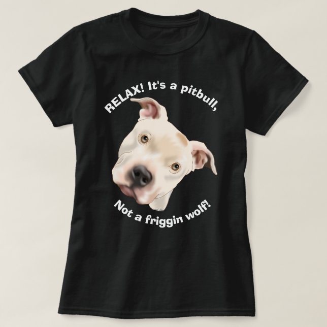 Cute Stbudsdshire Terrier Pitbull Puppy T Shirt (Design framsida)