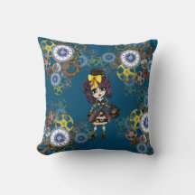 Cute Steampunk Girl Pinky Kawaii Chibi av LeahG
