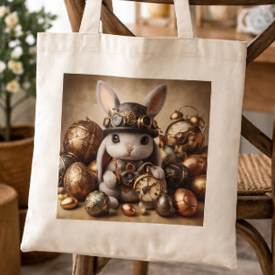 Cute Steampunk Påskhare Tygkasse