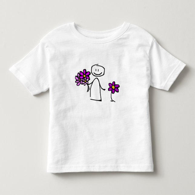 Cute Stick figur T Shirt (Framsida)