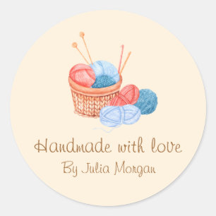 Cute Sticka Homemade-etikett Jorden Runt Klistermärke