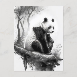 Cute, stilig, typ Panda Bear Vykort