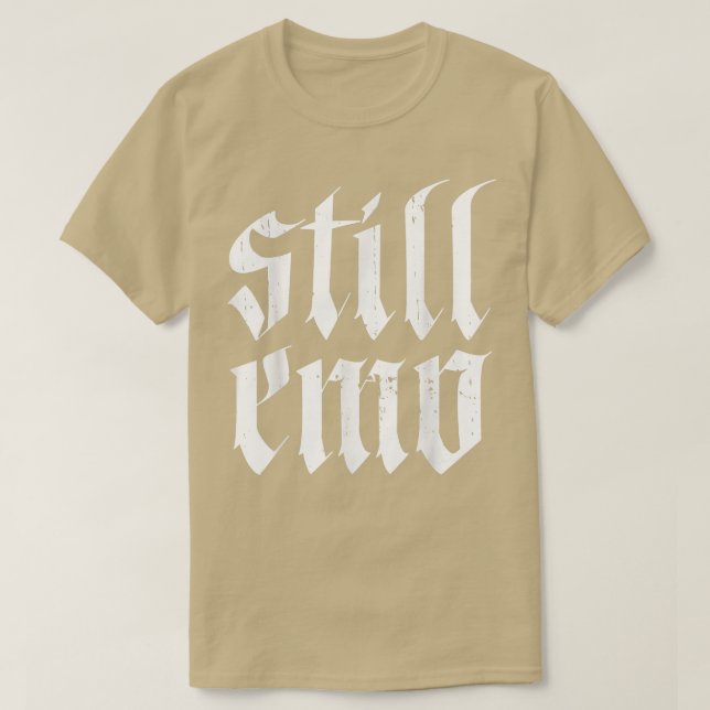 Cute still Emo Goth 80s och 90s Music Band Älskare T Shirt (Design framsida)
