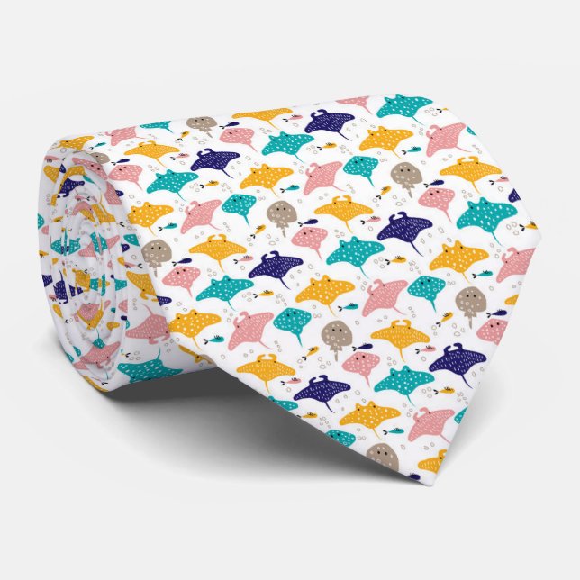 Cute sting ray and manta ray fish pattern slips (Rullad)