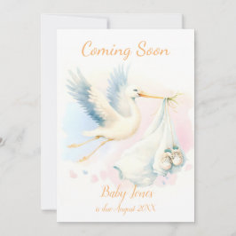 Cute Stork kommer snart med annonsinbjudan Inbjudningar