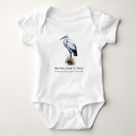 Cute Stork My Mamma kallade Doula T Shirt