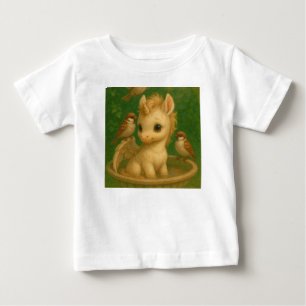 Cute, storögd, baby unisus, pegasusenmajs t shirt