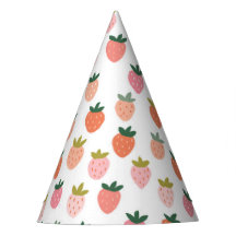 Cute Strawbär Party Hat