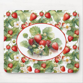 Cute Strawbär Watercolor Musmatta