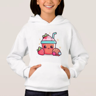 Cute Strawberry Boba Kawaii T Shirt