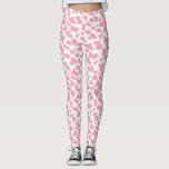 Cute Strawberry Cow Spots Mönster | ROSA Leggings<br><div class="desc">I dessa roligtar förekommer en kospets mönster i jordgubbens rosa. De samordnar sig perfekt med våra jordgubbskjortor!</div>
