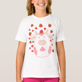 Cute Strawberry Cow T Shirt