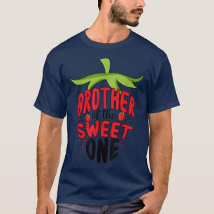 Cute Strawberry First Birthday Family Matching Bro T Shirt
