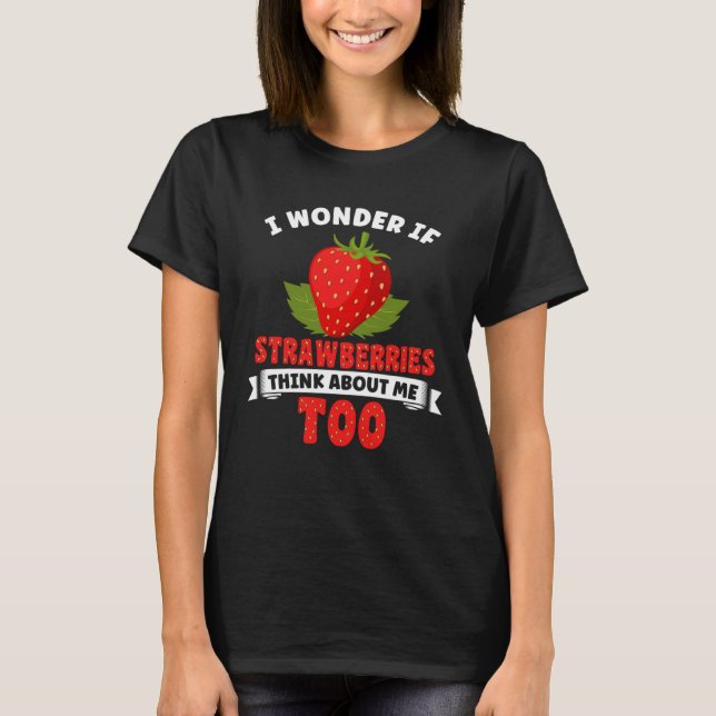 Cute Strawberry  Fruit  Strawberries for Kids  1 T Shirt (Framsida)