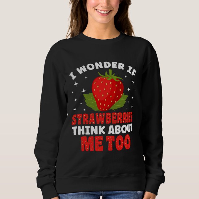 Cute Strawberry  Fruit  Strawberries for Kids T Shirt (Framsida)