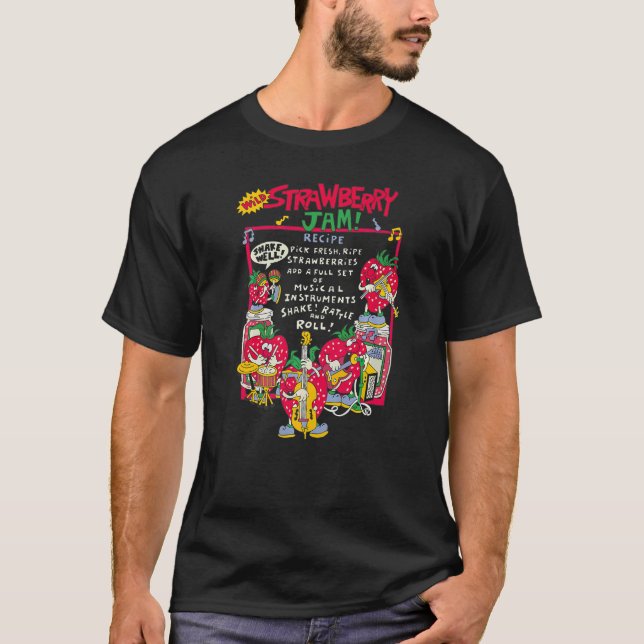 Cute Strawberry Jaw Aesthetic Strawberry T Shirt (Framsida)
