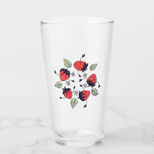 Cute Strawberry Kawaii Fruit Glaskopp
