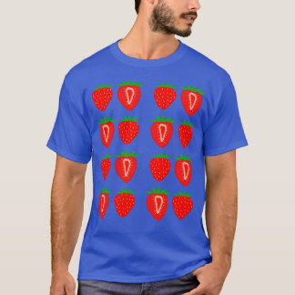 Cute Strawberry Mönster Boho Art 2 T Shirt