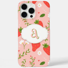 Cute Strawberry Mönster iPhone/iPad-fall