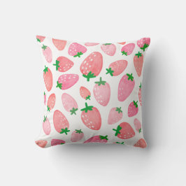 Cute Strawberry Mönster Kudde