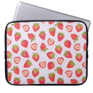 Cute Strawberry mönster Laptop Fodral