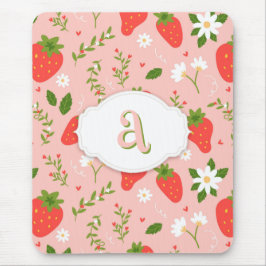 Cute Strawberry Mönster Mousepad Musmatta