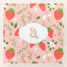 Cute Strawberry Mönster Underlägg